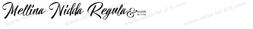 Mellina Nidda Regula字体转换